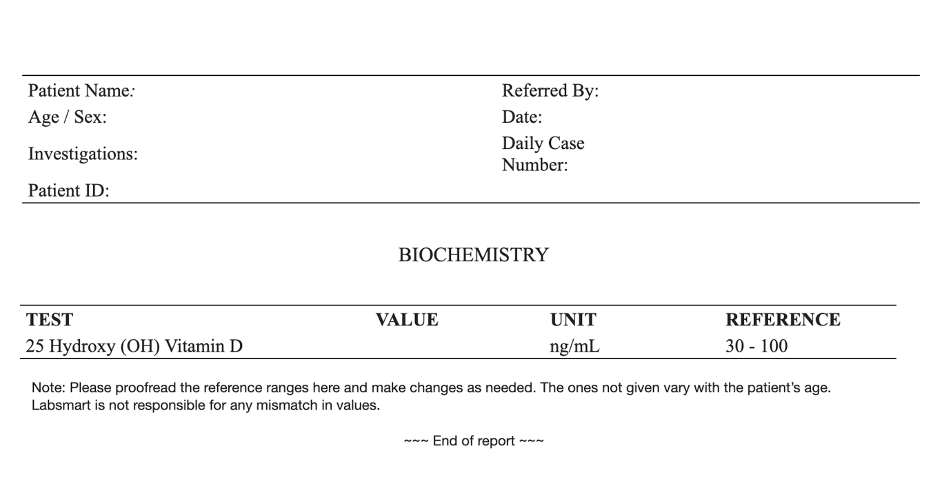 Vitamin D3 word sample image