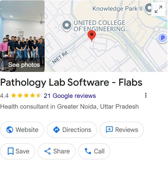 Flabs Google reviews