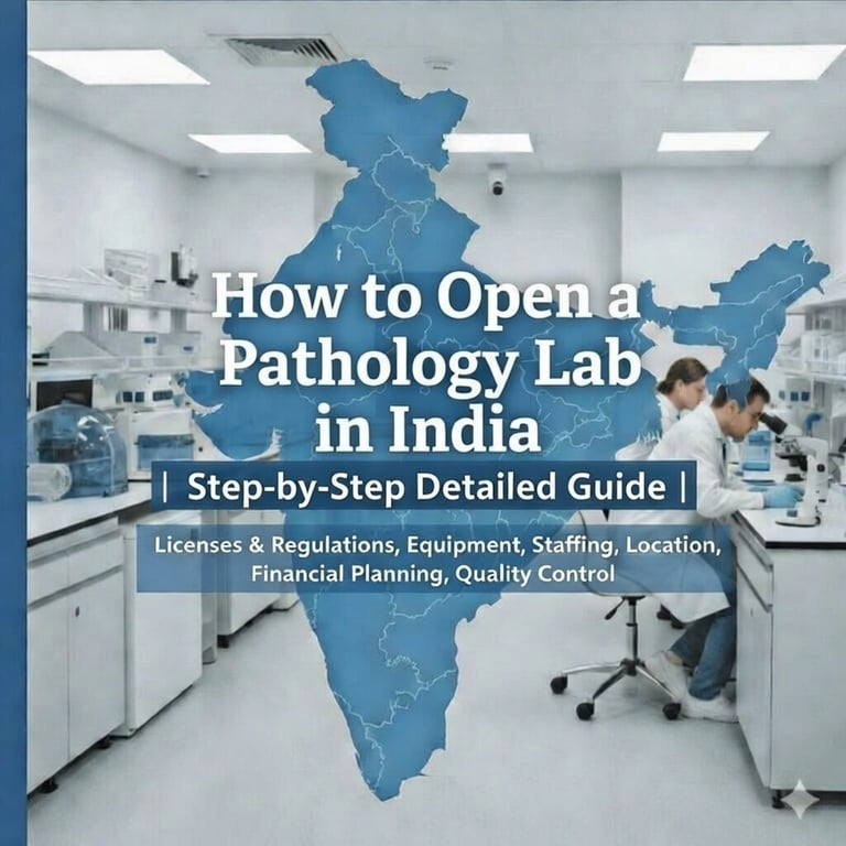 How to open a pathology lab in India