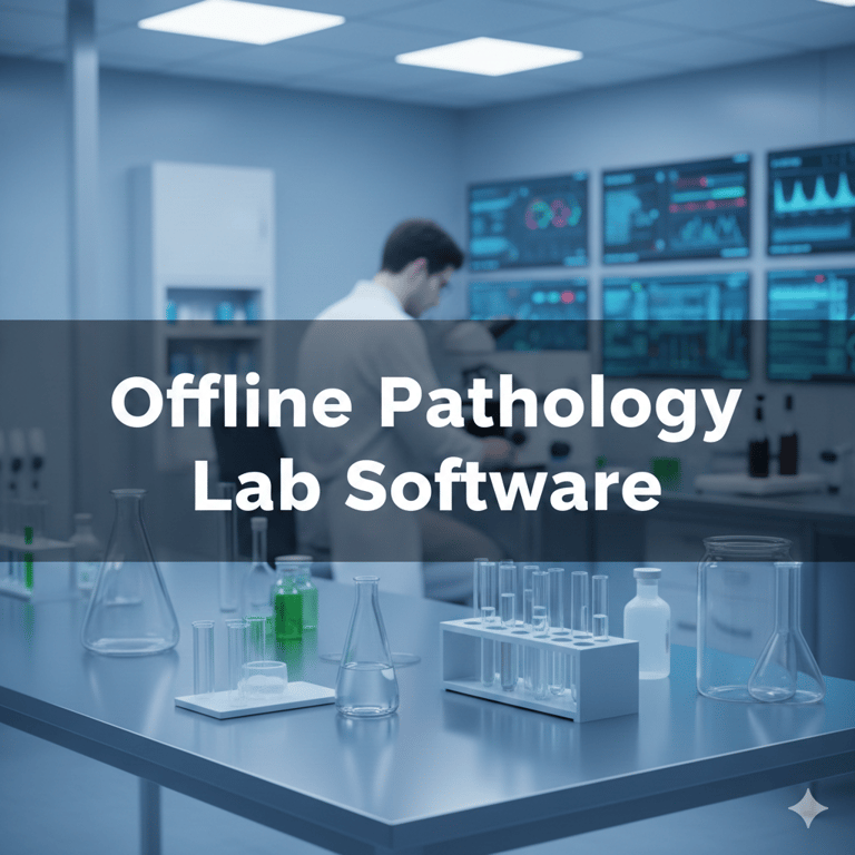 Offline Pathology Lab Software