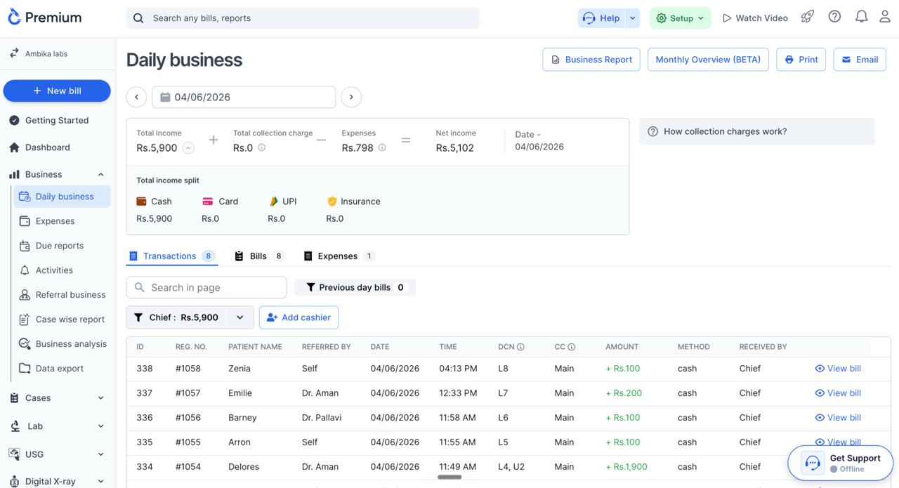 Income and Expense Tracking Software for Pathology Labs