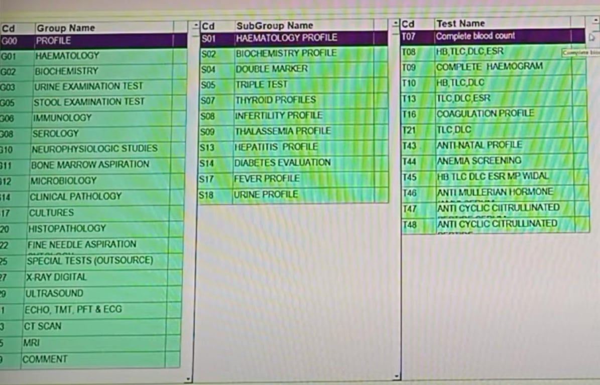 Labmate Test Database image