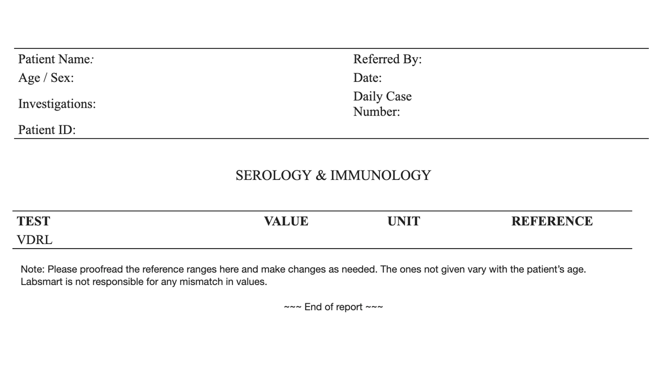 VDRL word sample image